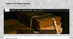 Desktop Screenshot of fabiuschurch.org